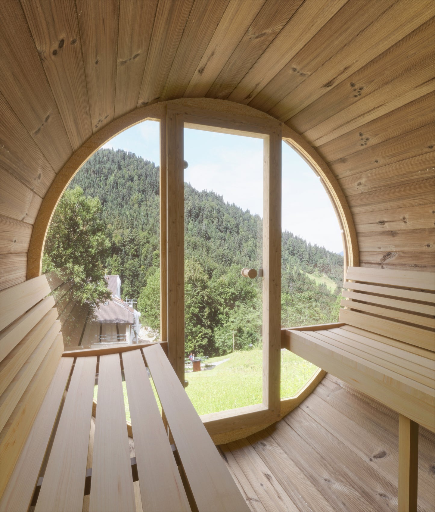 SaunaLife ERGO Series MODEL E7G Barrel Sauna