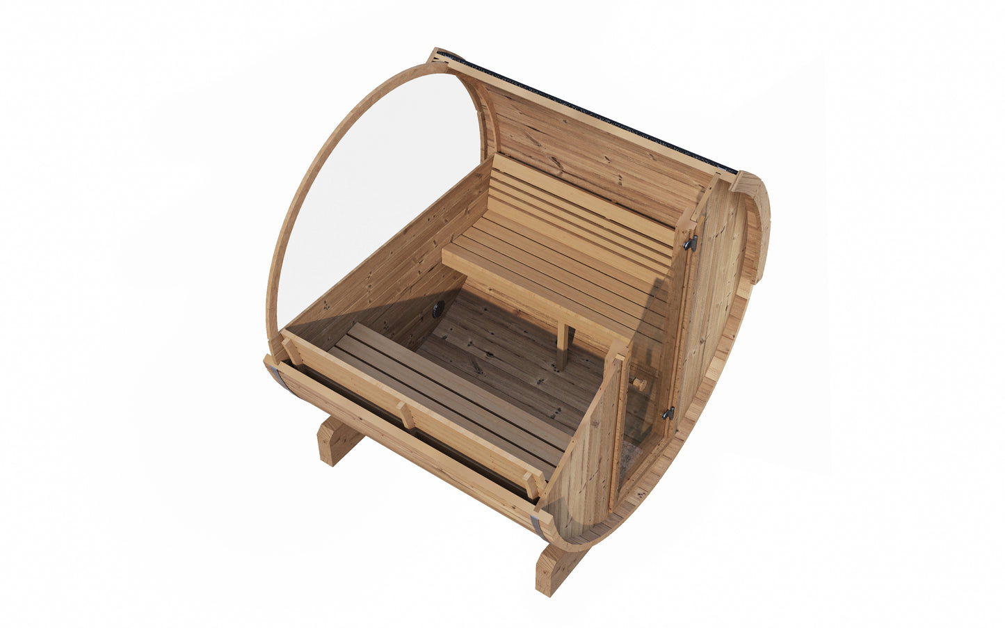 SaunaLife Model E7W ERGO Series Barrel Sauna