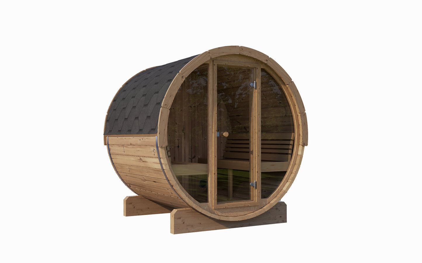 SaunaLife ERGO Series Barrel Sauna MODEL E8G
