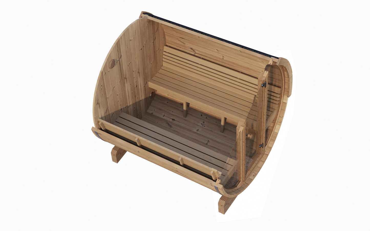 SaunaLife ERGO Series Barrel Sauna MODEL E8G