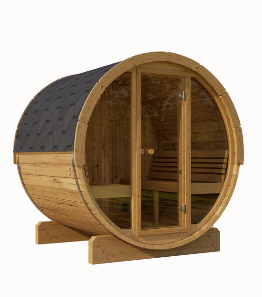 SaunaLife ERGO Series Barrel Sauna MODEL E8G