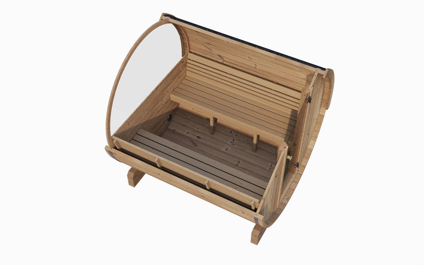 SaunaLife ERGO Series Barrel Sauna E8W