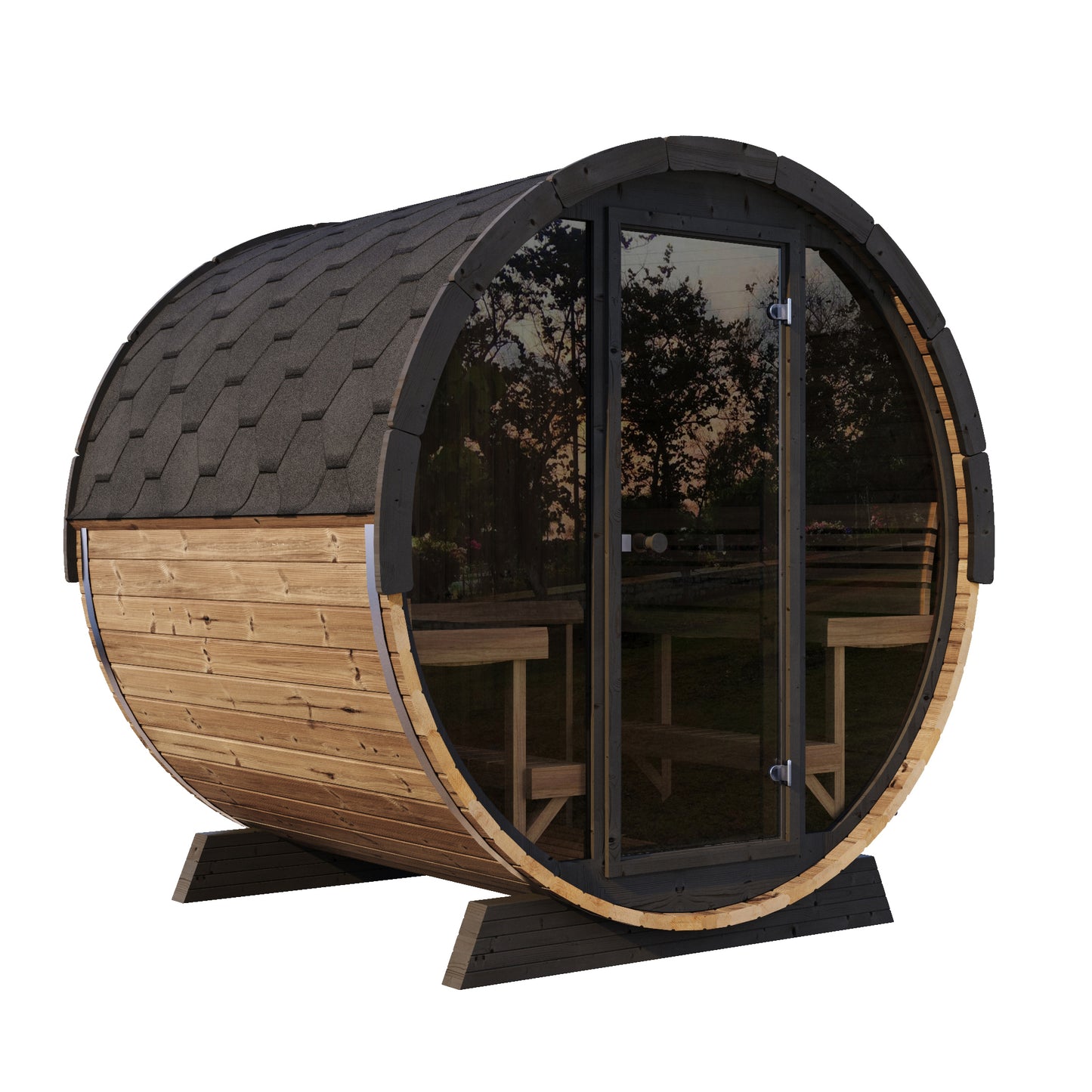 SaunaLife ERGO Series Barrel Sauna SL-MODELEE8G