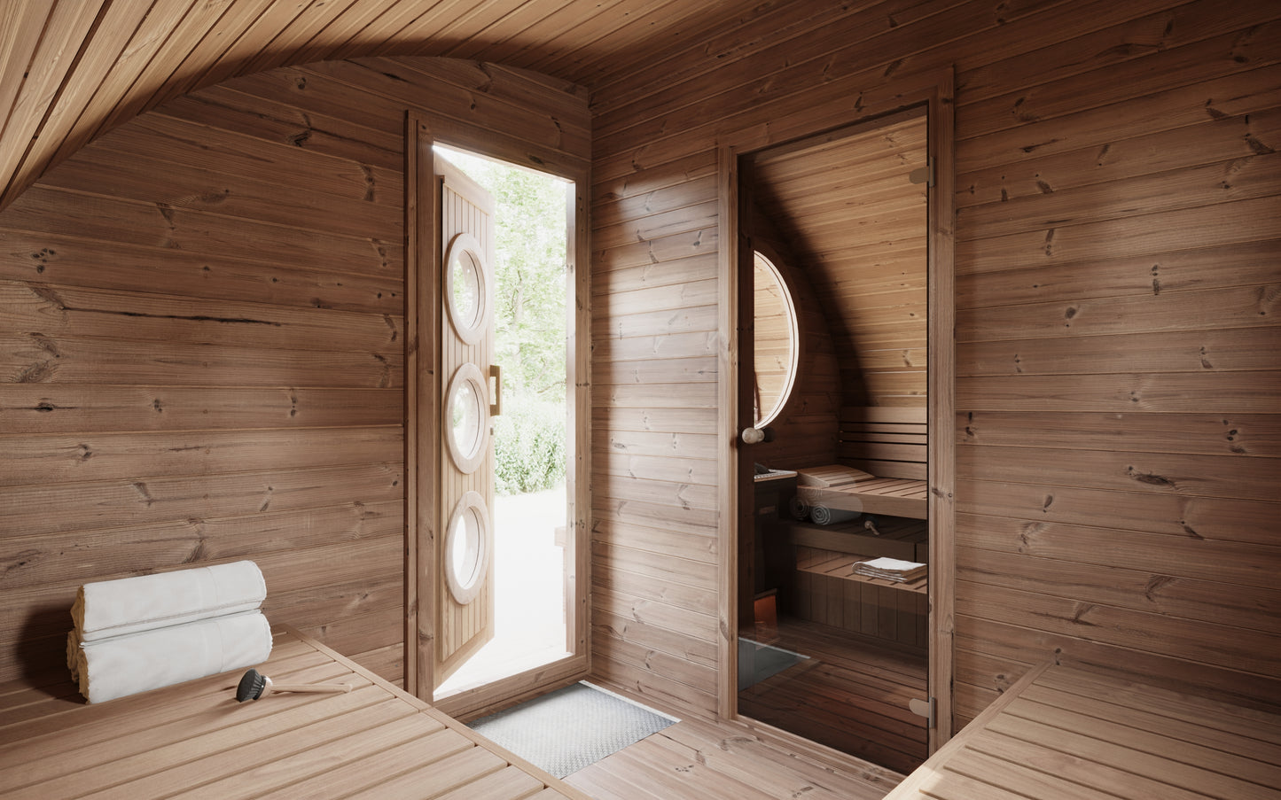 SaunaLife Outdoor Sauna MODEL G11