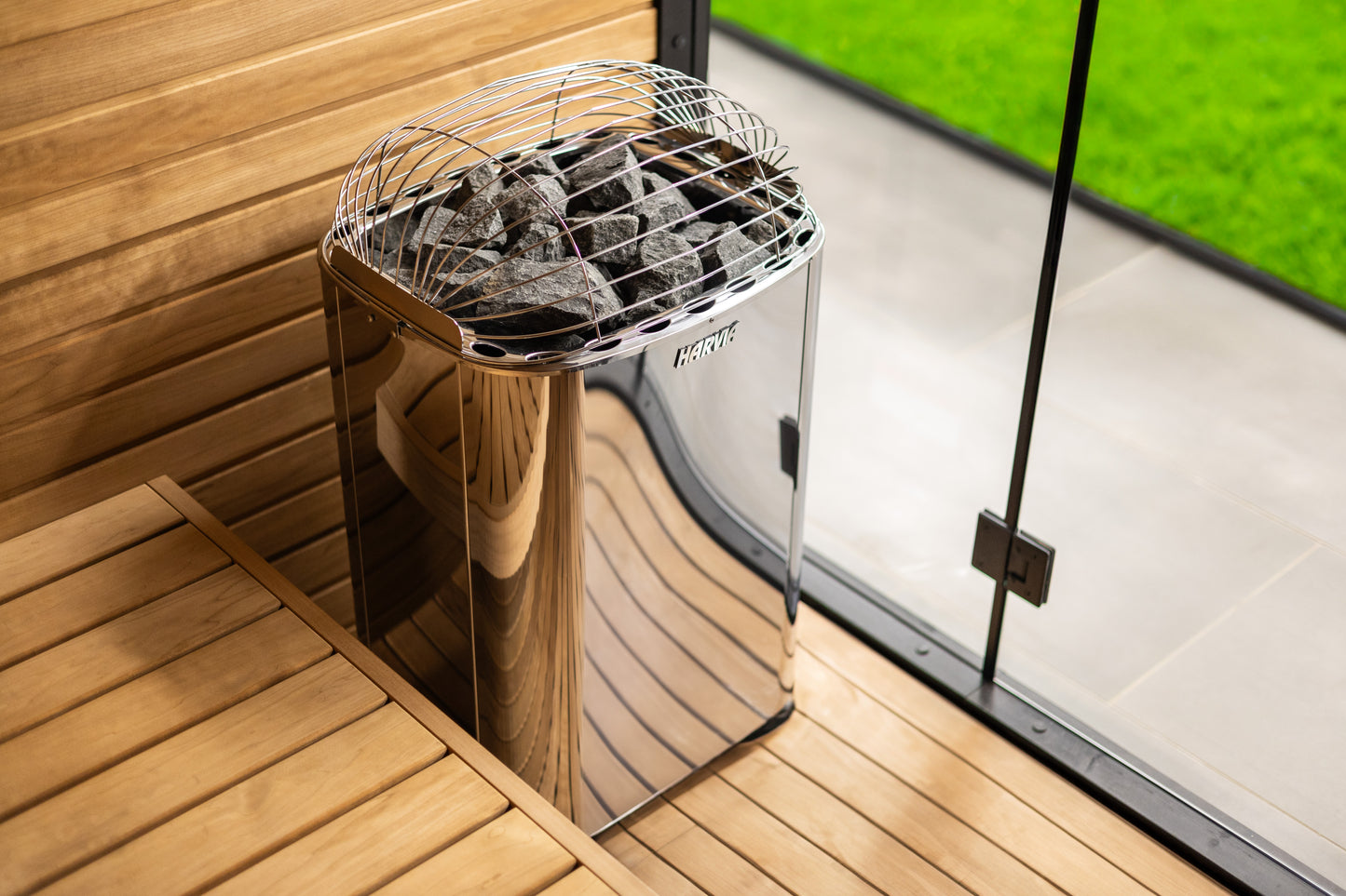 Harvia K10G Club Series 10kW Stainless Sauna Heater at 240V 1PH