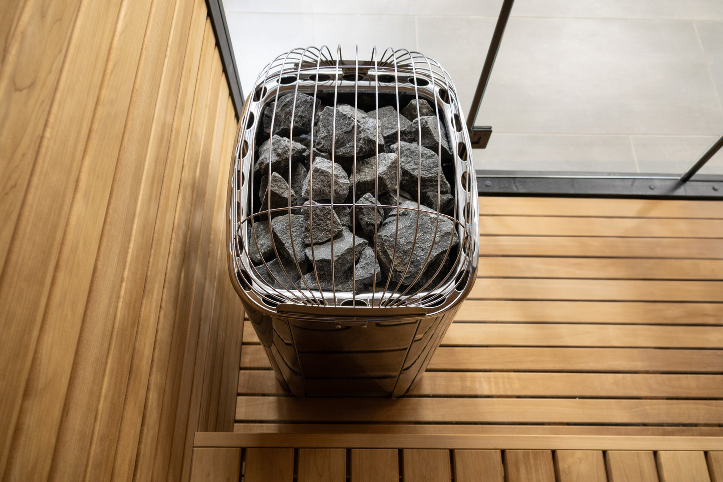 Harvia K10G Club Series 10kW Stainless Sauna Heater at 208V 3PH