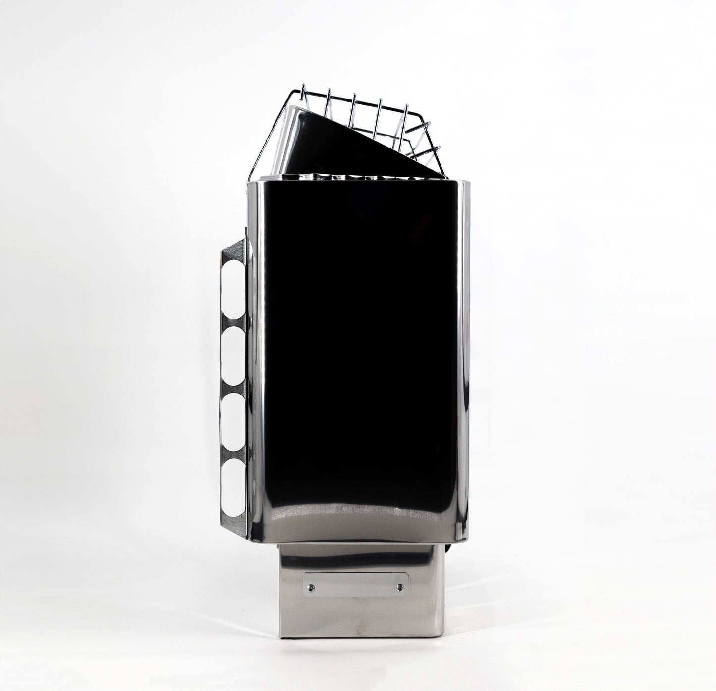 Harvia KIP Series 3kW Stainless Steel Sauna Heater at 240V 1PH with Built-In Time and Temperature Controls
