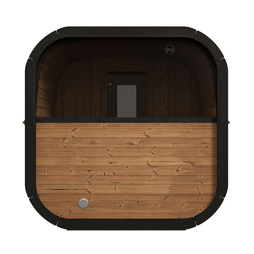Sauna Life Cube Series SL-CL12GCPCP 8 Person with Changing Area and Porch