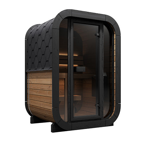 Sauna Life Cube Series CL3G 2 Person with Glass Front