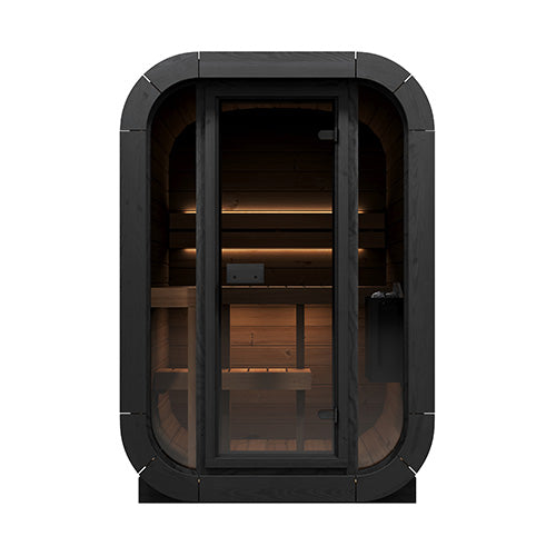 Sauna Life Cube Series CL3G 2 Person with Glass Front