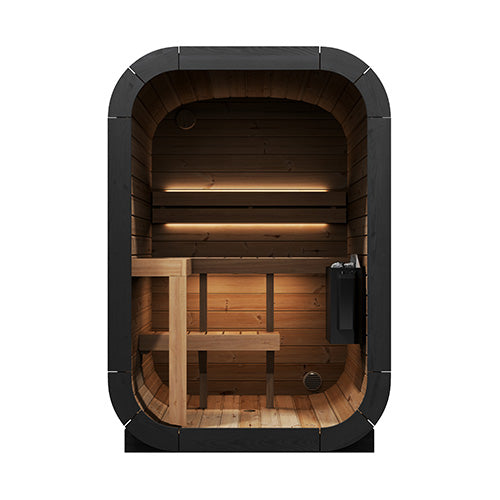 Sauna Life Cube Series CL3G 2 Person with Glass Front