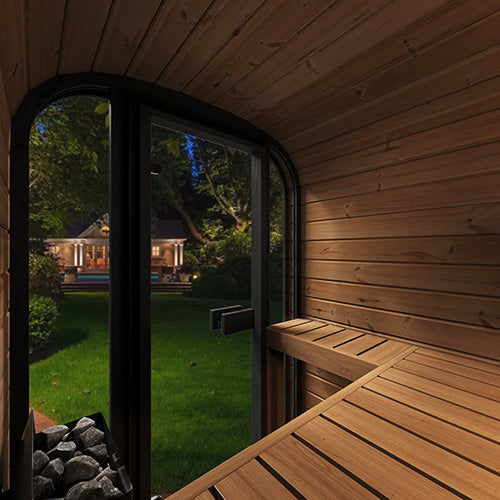 Sauna Life Cube Series CL3G 2 Person with Glass Front