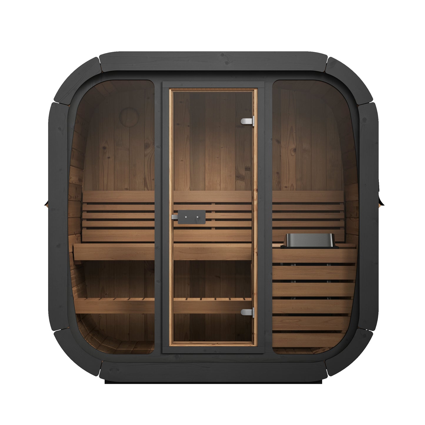 Sauna Life Cube Series SL-CL4G 2 Person Glass Front