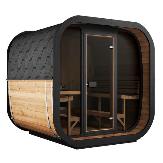 Sauna Life Cube Series SL-CL7G 6 Person Glass Front