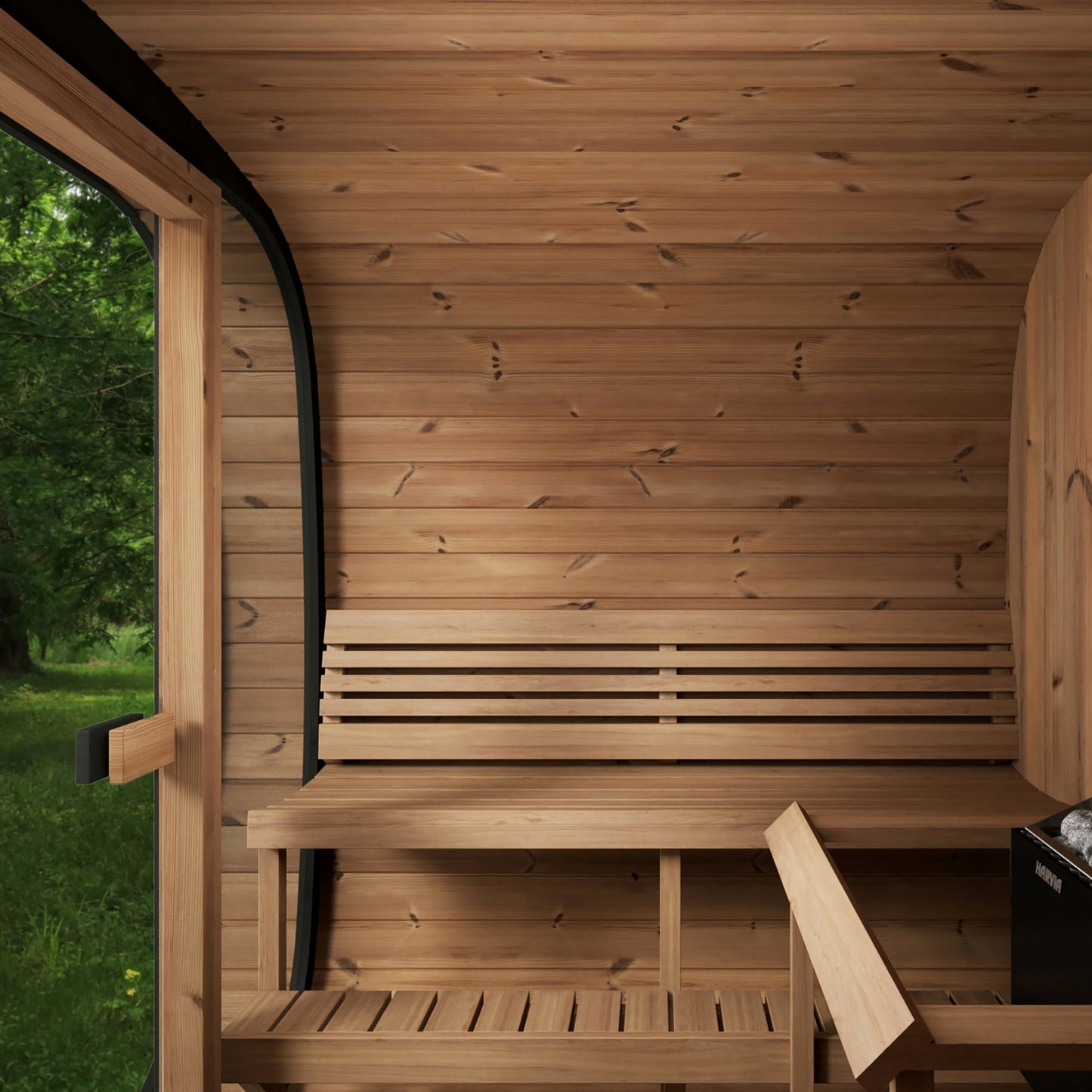 Sauna Life Cube Series SL-CL7G 6 Person Glass Front