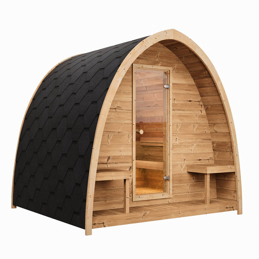 SaunaLife Garden Series Barrel Sauna MODEL G3