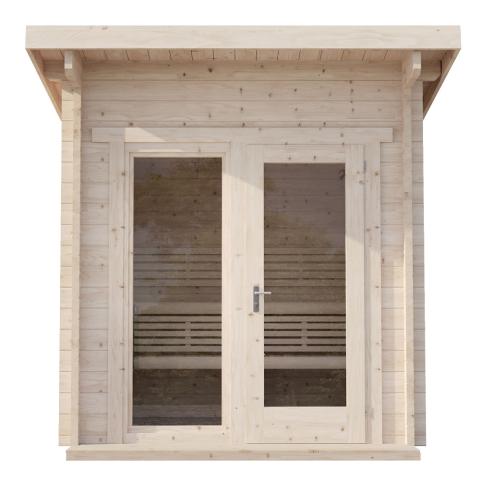 SaunaLife Garden Barrel Sauna MODEL G4