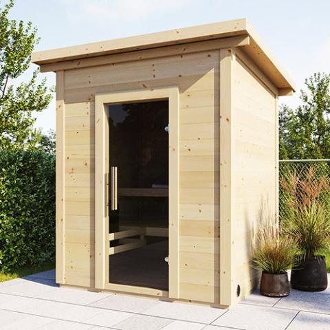 SaunaLife Garden Series Barrel Sauna MODEL G2