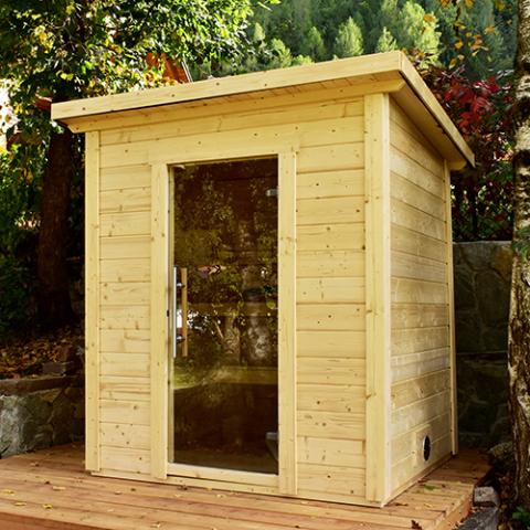 SaunaLife Garden Series Barrel Sauna MODEL G2