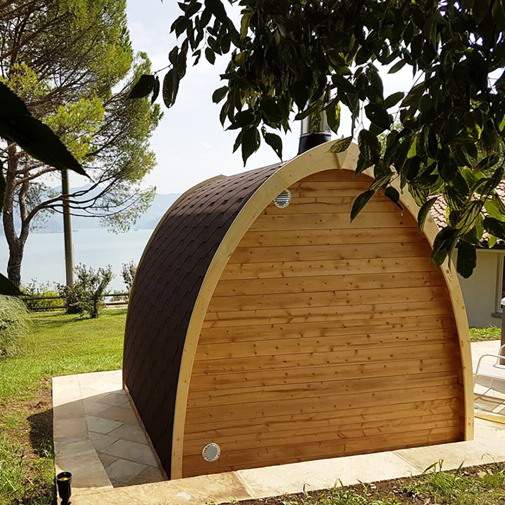 SaunaLife Garden Series Barrel Sauna MODEL G3