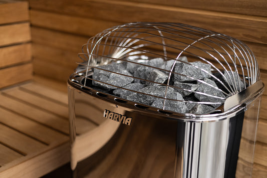 Harvia K12.5G Club Series 12.5kW Stainless Steel Sauna Heater at 240V 1PH
