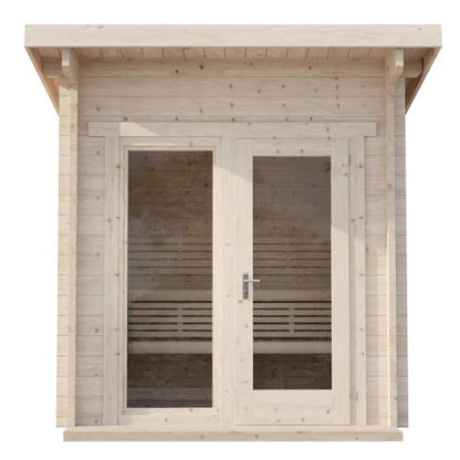 SaunaLife Garden Barrel Sauna MODEL G4