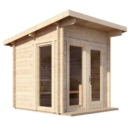 SaunaLife Garden Barrel Sauna MODEL G4