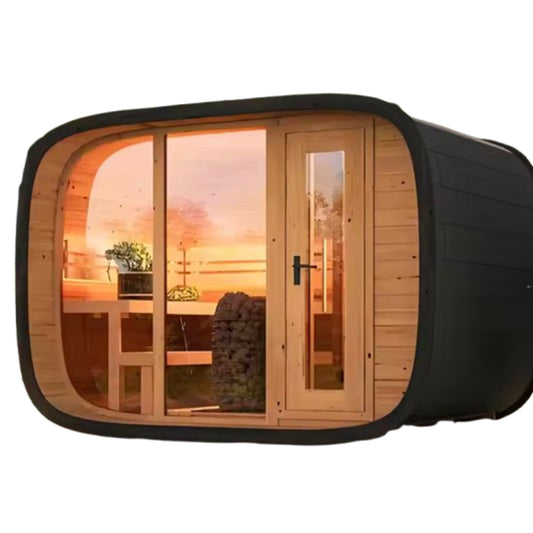 EcoWood Barrel Sauna