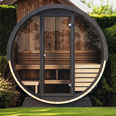 SaunaLife Barrel Sauna ERGO Series MODEL EE6G